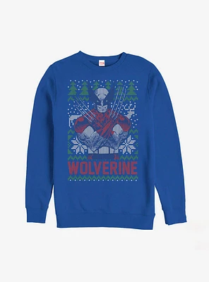 Marvel X-Men Wolverine Ugly Christmas Sweater Sweatshirt