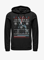 Star Wars Ugly Christmas Sweater Duel Hoodie