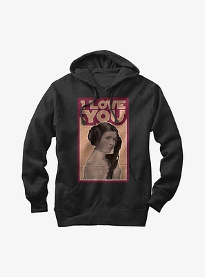 Star Wars Princess Leia Quote I Love You Girls Hoodie