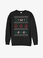 Marvel Deadpool Ugly Christmas Sweater Sweatshirt