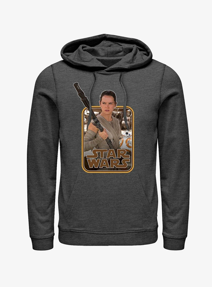 Star Wars Retro Rey and BB-8 Hoodie
