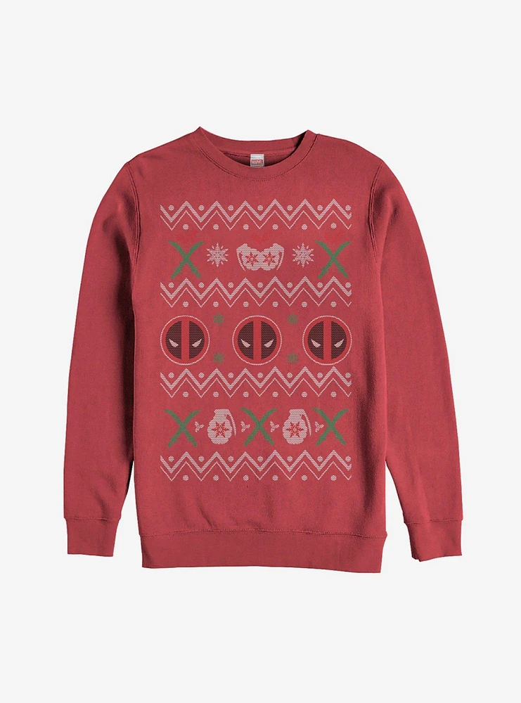 Marvel Deadpool Ugly Christmas Sweater Girls Sweatshirt