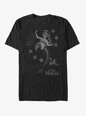 Disney Ariel Grayscale T-Shirt