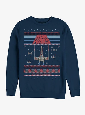 Star Wars Ugly Holiday Red Five Sweatshirt
