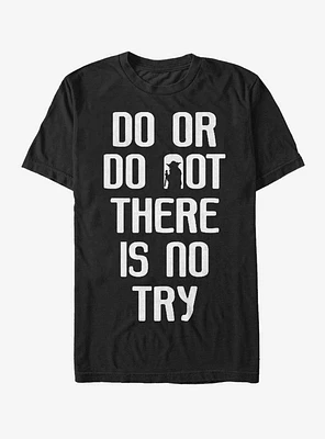Star Wars Jedi Master Yoda Do or Not T-Shirt