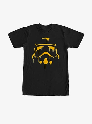 Star Wars Halloween Dripping Stormtrooper Helmet T-Shirt