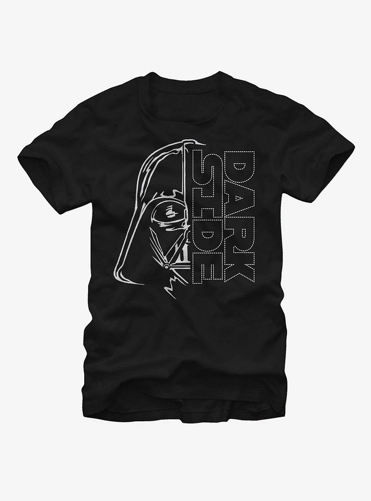 Star Wars Darth Vader Dark Side Two Face T-Shirt