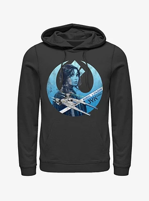 Star Wars Jyn Erso Rebel Crest Hoodie