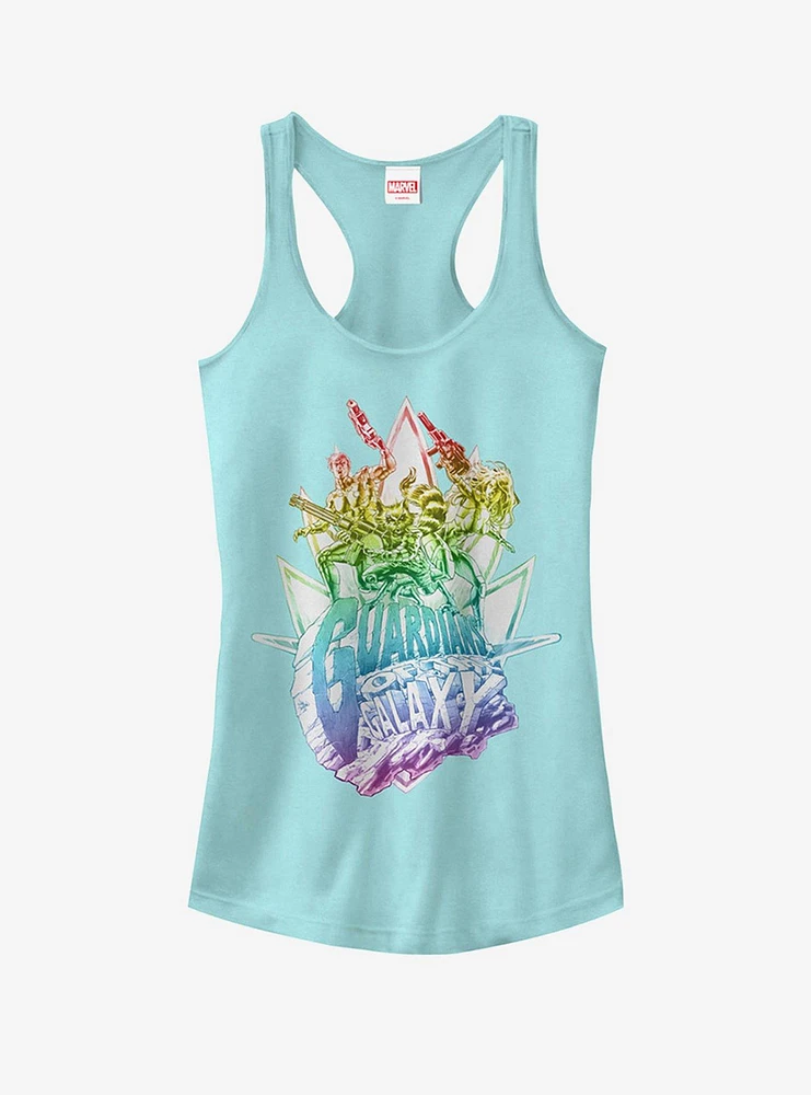 Marvel Guardians of the Galaxy Team Rainbow Girls T-Shirt