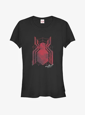 Marvel Spider-Man Homecoming Logo Web Girls T-Shirt