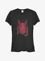 Marvel Spider-Man Homecoming Logo Web Girls T-Shirt