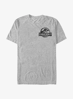Jurassic World Spray Paint Logo Badge T-Shirt