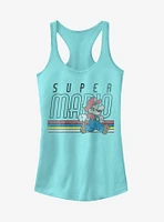 Nintendo Super Mario Classic Stripes Girls Tank