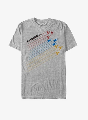 Star Wars Rebel Battle Ship Streak T-Shirt