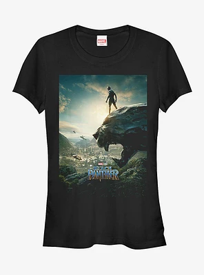 Marvel Black Panther 2018 Epic View Girls T-Shirt
