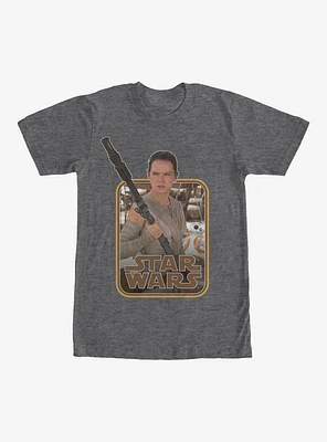 Star Wars Retro Rey and BB-8 T-Shirt
