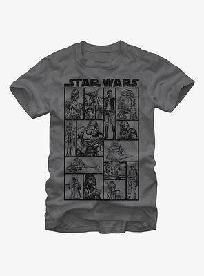 Star Wars Classic Character Group T-Shirt
