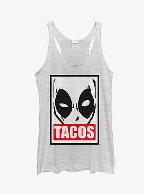 Marvel Deadpool Tacos Girls Tank