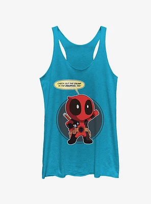 Marvel Deadpool Cartoon Chump Girls Tank