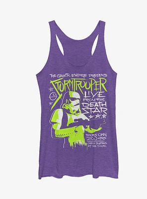Star Wars Stormtrooper Concert Poster Girls Tanks
