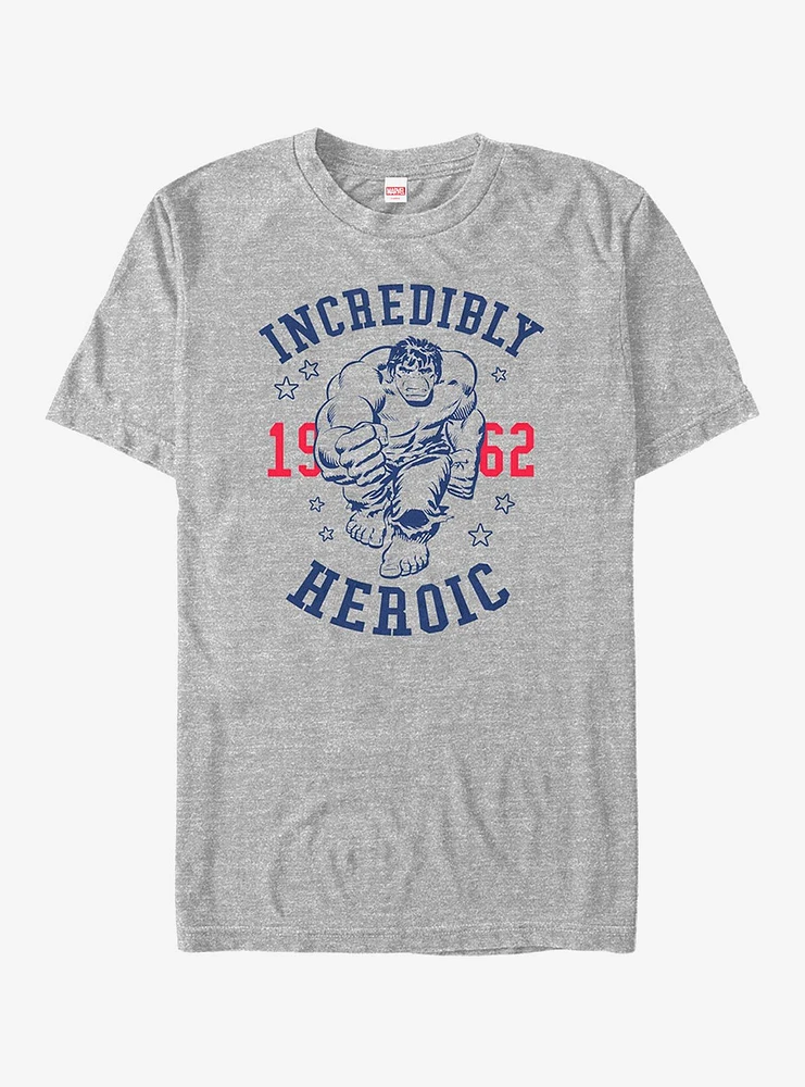 Marvel 4th of July Hulk Incredibly Heroic 1962 T-Shirt