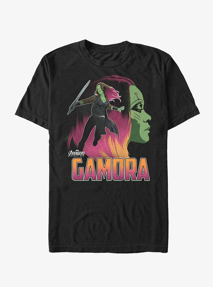 Marvel Avengers: Infinity War Gamora Portrait T-Shirt