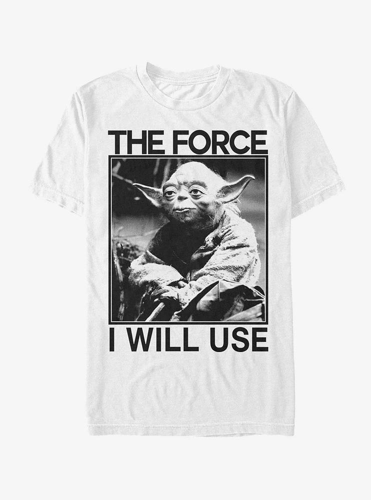 Star Wars Yoda Use the Force T-Shirt
