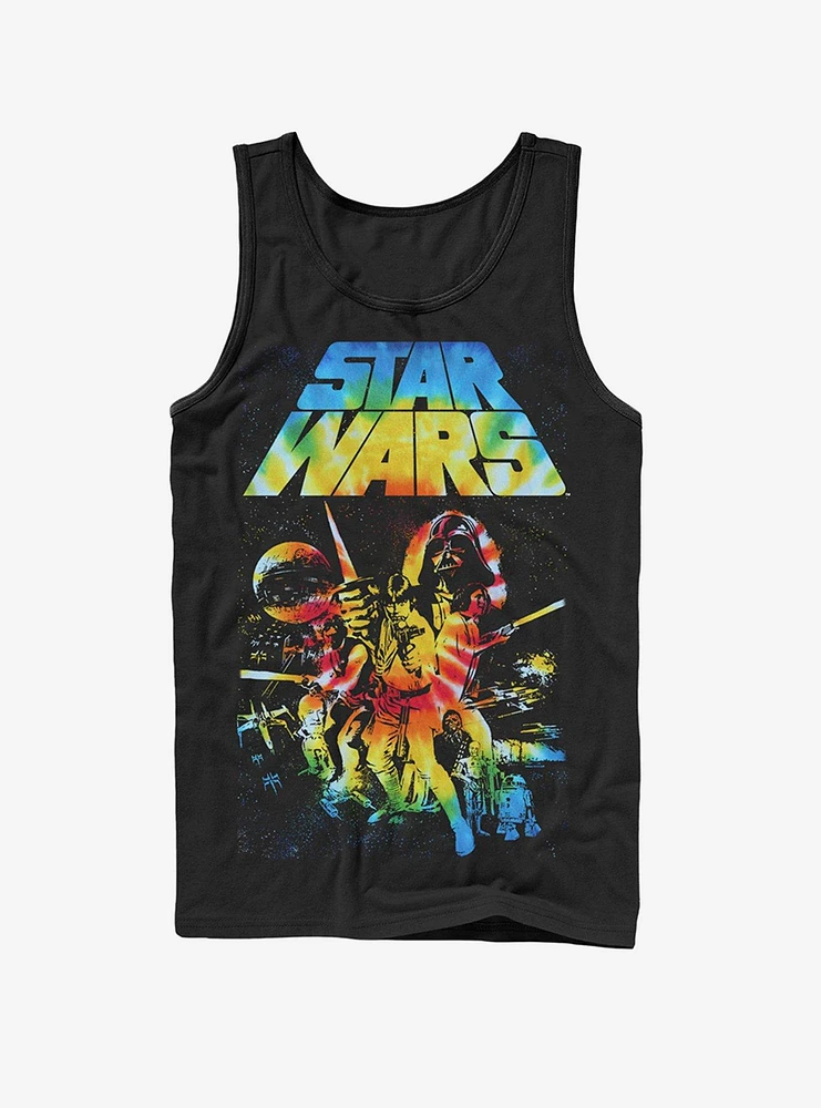 Star Wars Classic Tie-Dye Poster Tank