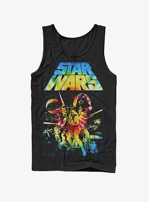 Star Wars Classic Tie-Dye Poster Tank