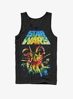 Star Wars Classic Tie-Dye Poster Tank