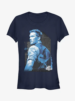 Jurassic Park Miss Me Blue Girls T-Shirt