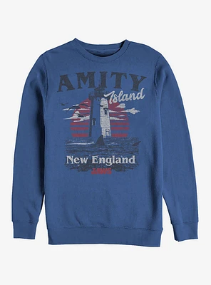 Jaws Amity Island Tourist Lighthouse Sweatshirt