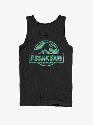 Floral T Rex Logo Tank