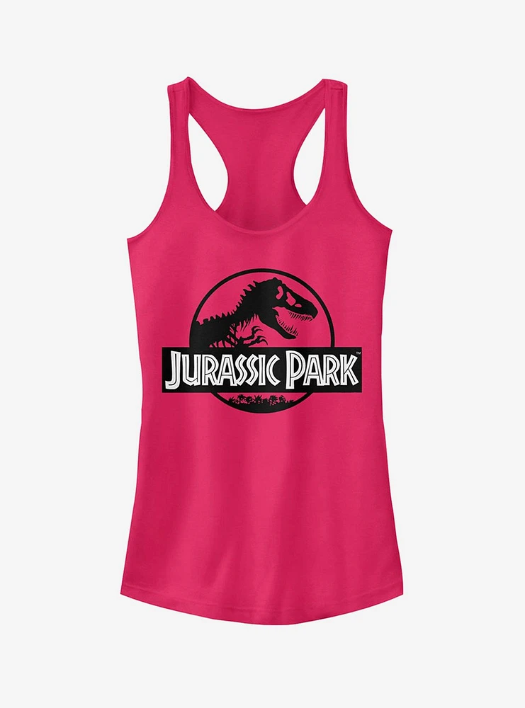 Black and White Logo Girls Tank