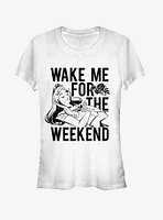 Disney Wake Me for Weekend Girls T-Shirt