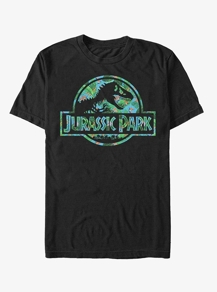 Floral T Rex Logo T-Shirt
