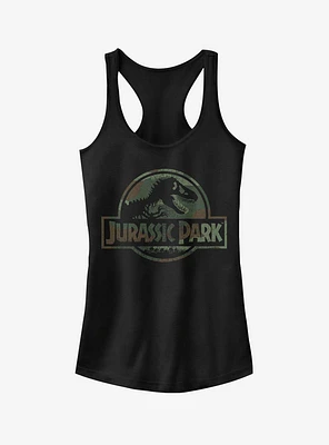 Dark Camo Logo Girls Tank