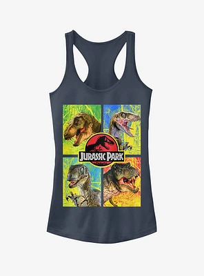 T. Rex and Velociraptor Girls Tank