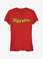 Marvel Spider-Woman Logo Girls T-Shirt