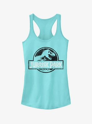 Vintage Black and White Logo Girls Tank