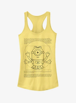 Minion da Vinci Man Girls Tank