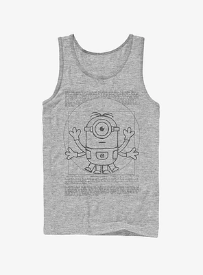 Minion da Vinci Man Tank Top