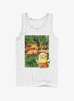 Minion Flamingo Vacation Tank Top