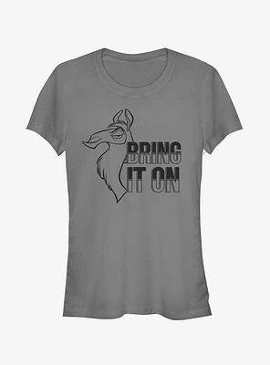 Disney The Emperor's New Groove Kuzco Bring It On Outline Girls T-Shirt