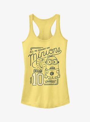 Minion My Friends Are Girls Tank Top