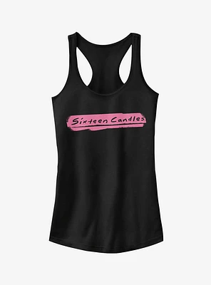 Sixteen Candles Paint Stripe Logo Girls Tank Top