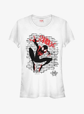 Marvel Spider-Man Spider-Verse Tag Spidey Womens T-Shirt
