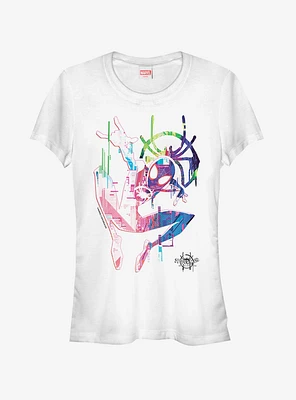 Marvel Spider-Man Spider-Verse Water Spidey Womens T-Shirt