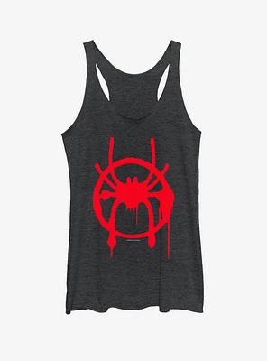 Marvel Spider-Man Spider-Verse Miles Symbol Girls Tank