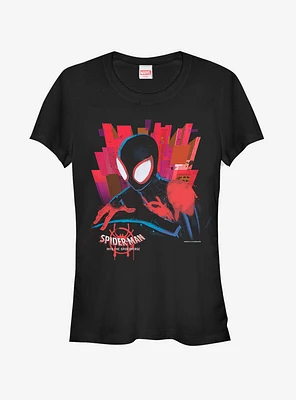 Marvel Spider-Man Spider-Verse Black Spider Womens T-Shirt